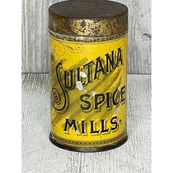 Vintage Sultana Spice Mills A&P Mustard Tin - Picture 3 of 6